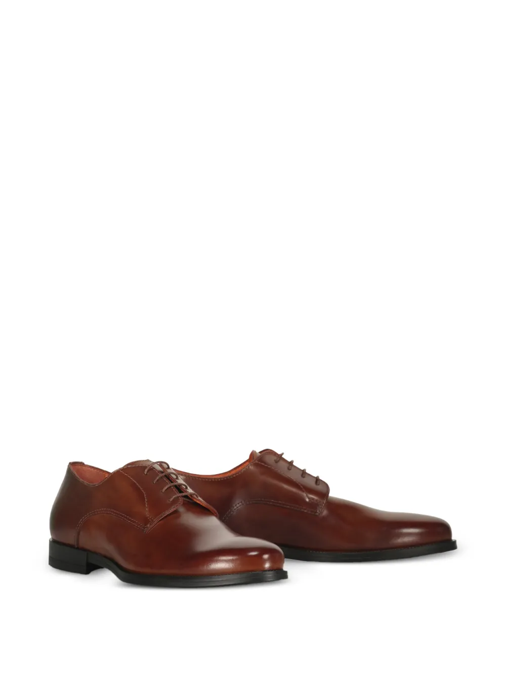 Santoni leather Oxford shoes Bruin