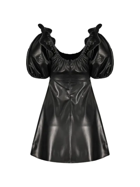 Ellery ruffled balloon-sleeve mini dress