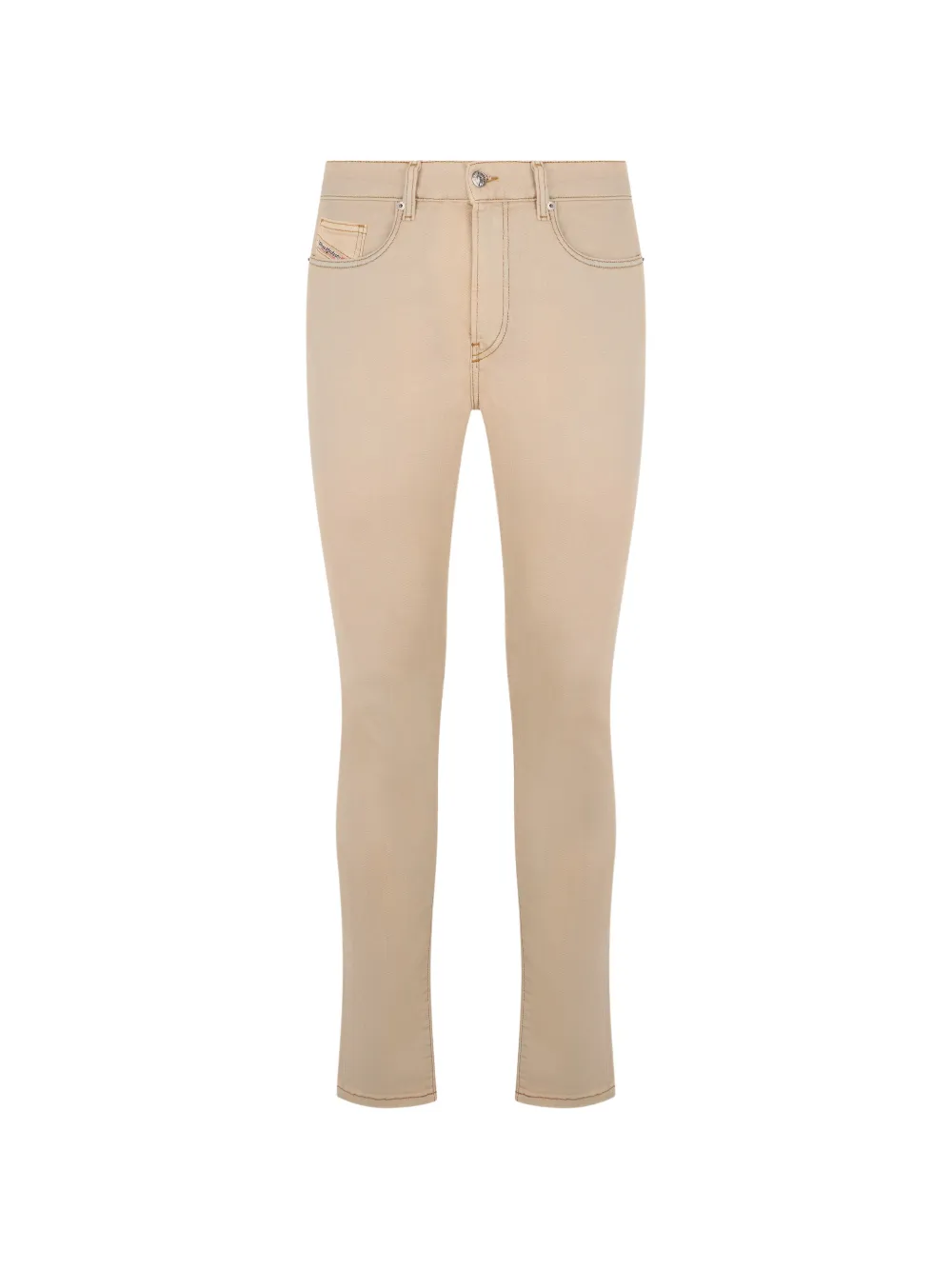 Diesel skinny-fit zip-detail jeans - Nude