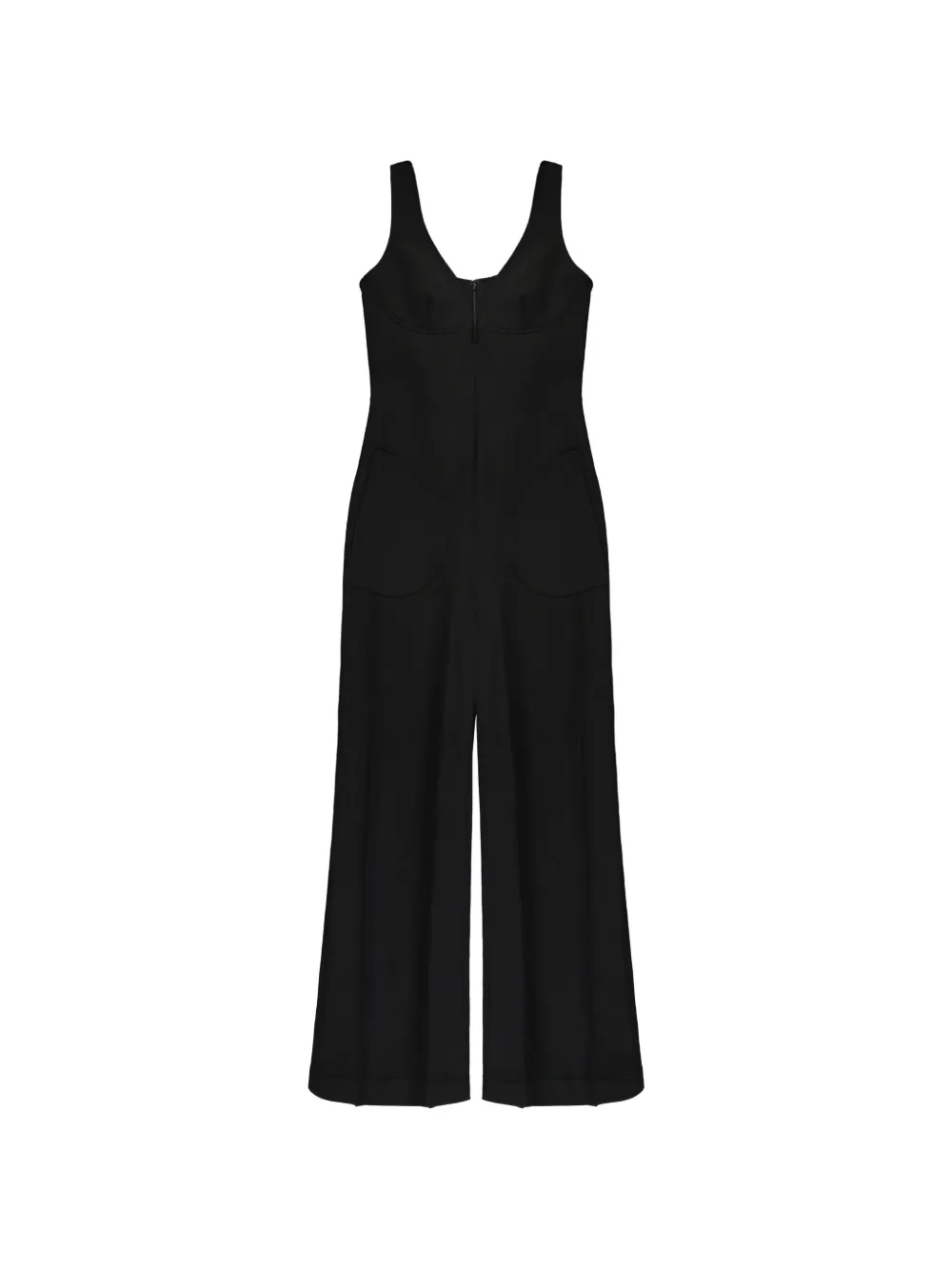 Ellery wide-leg sleeveless jumpsuit - Schwarz