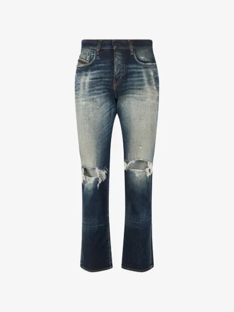Diesel jeans con efecto envejecido