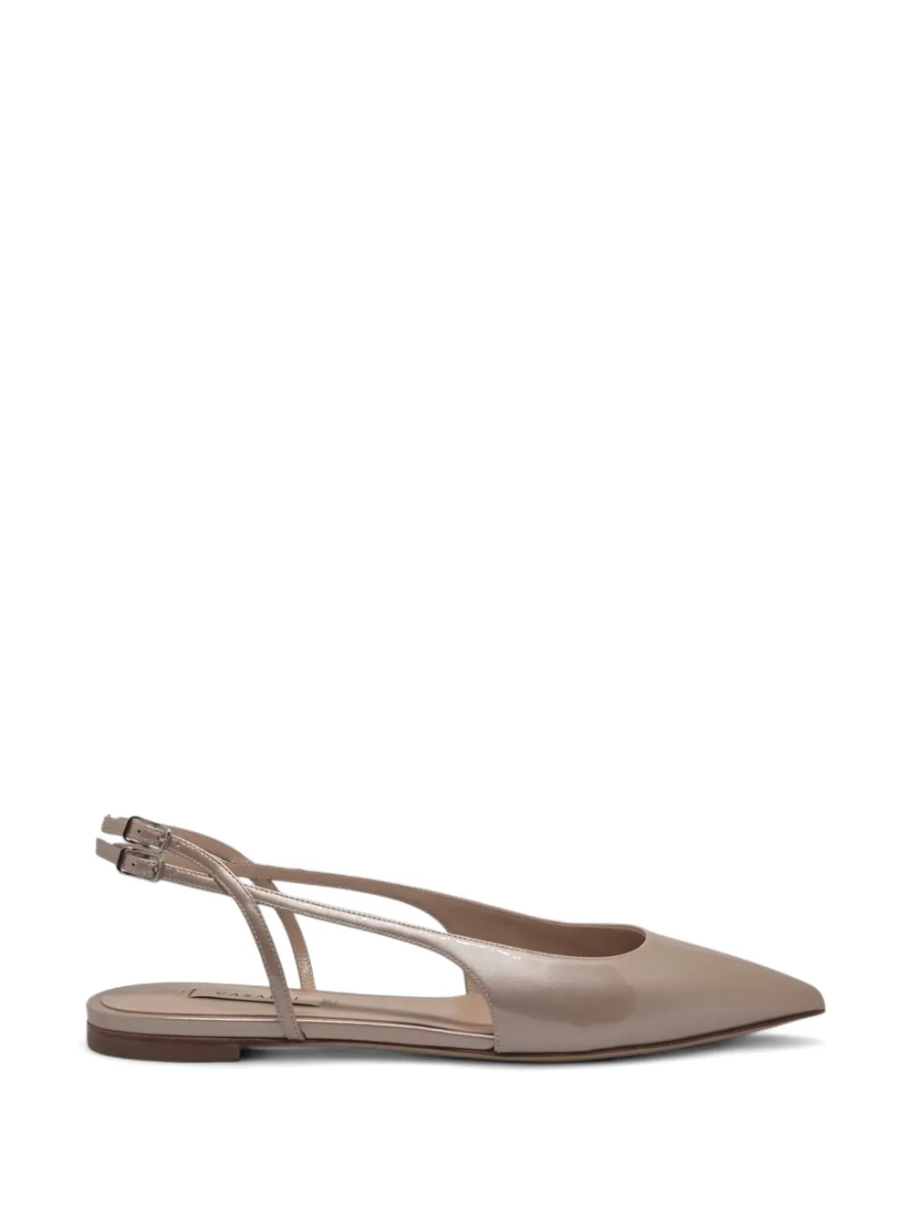 Casadei pointed-toe slingback ballet flats - Toni neutri