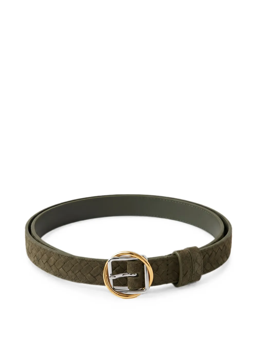 Jacquemus woven-design buckle-fastening belt - Green