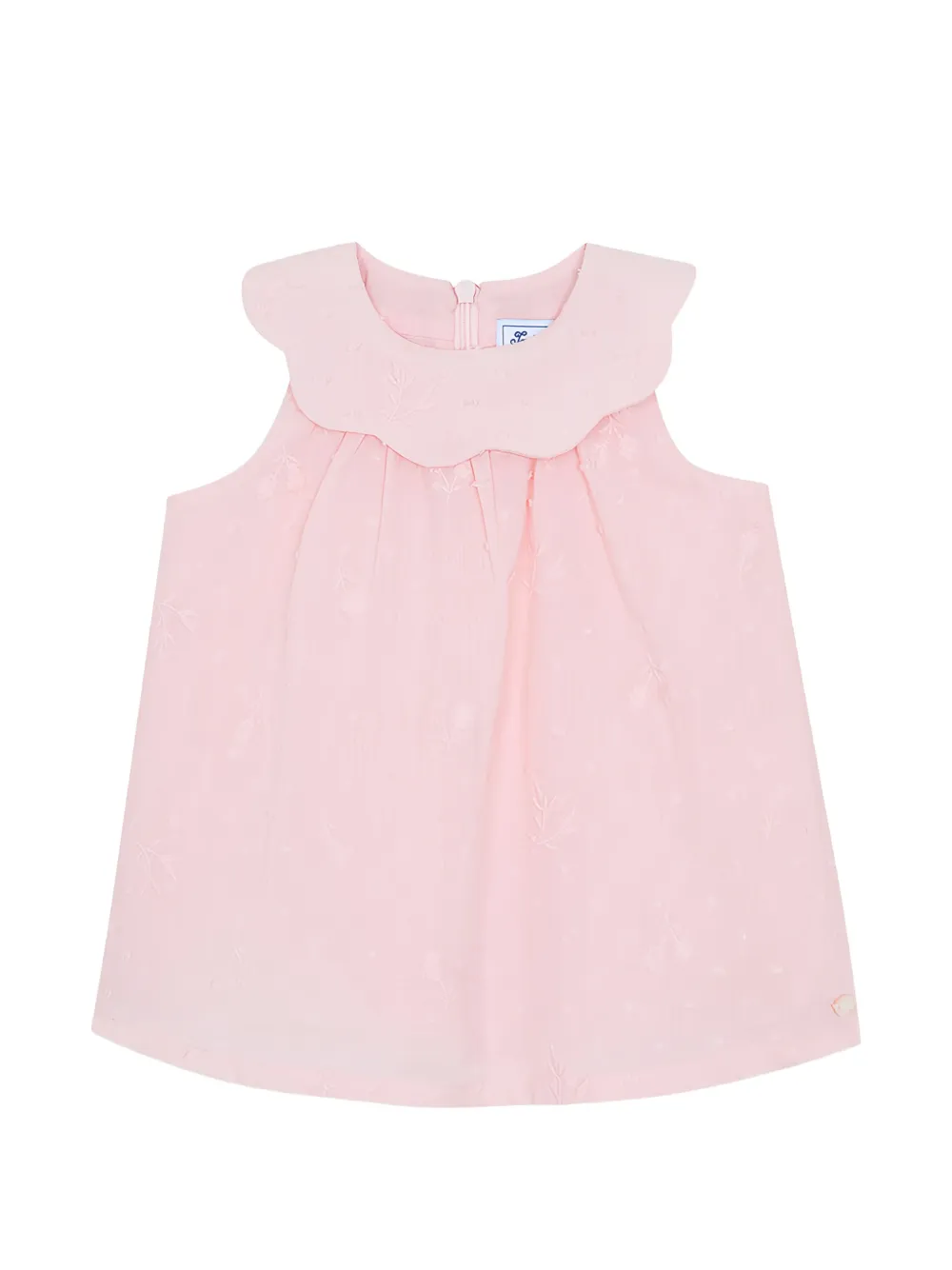 Tartine Et Chocolat scalloped-collar dress - Rosa