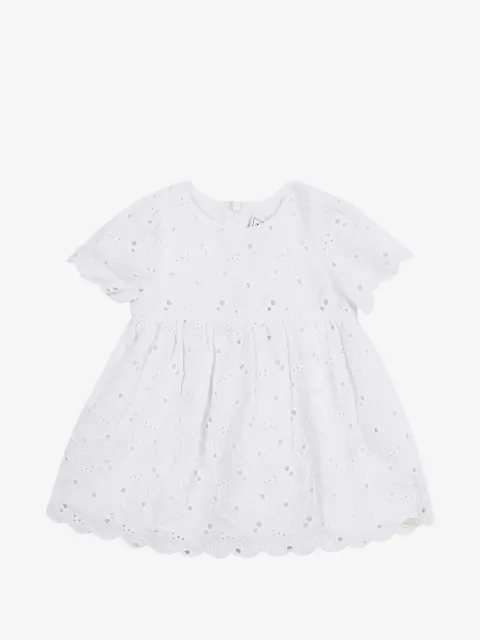 Tartine Et Chocolat broderie-anglaise cotton dress