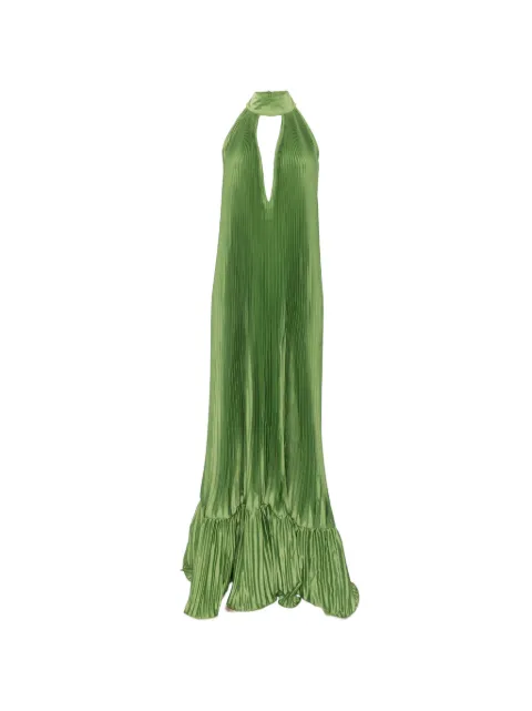 L'IDÉE Libertie pleated maxi dress