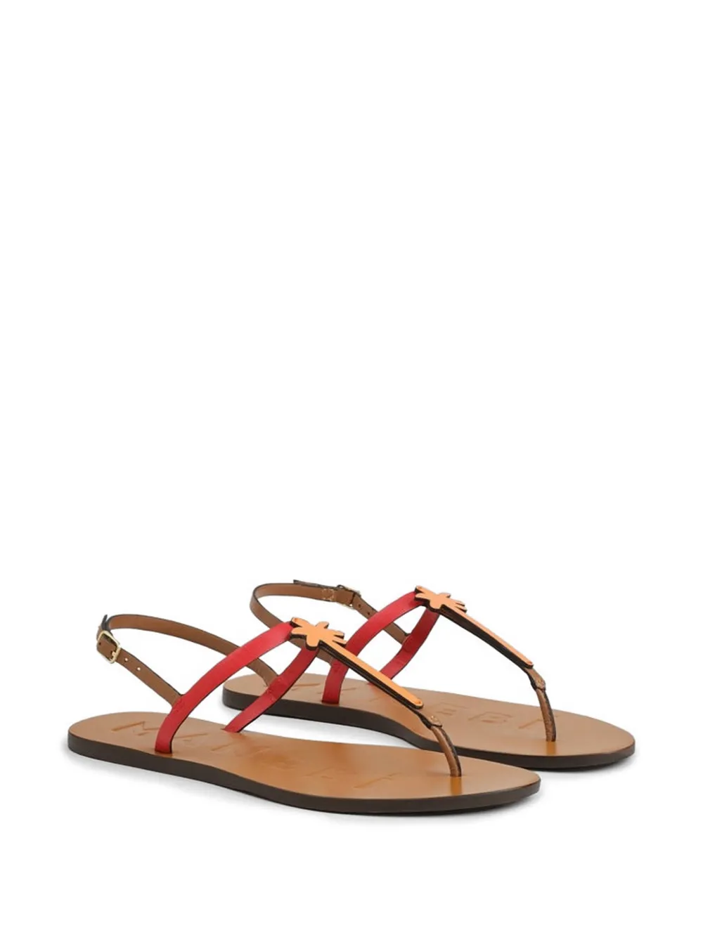 Manebi Canyon palm-tree sandals Rood