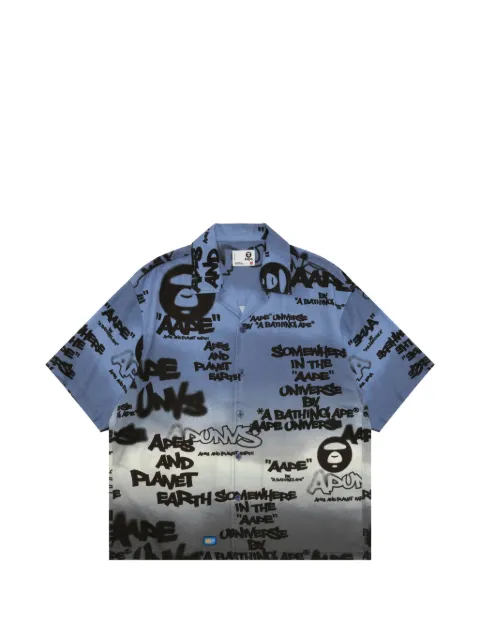 AAPE BY *A BATHING APE® Aapeunvs graffiti-print shirt