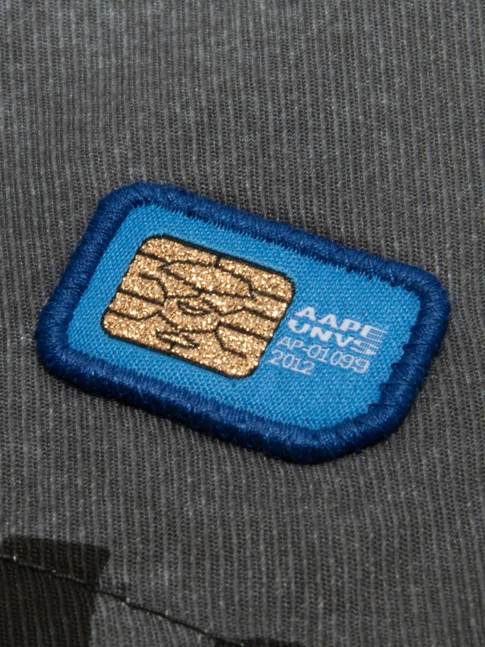 AAPE BY *A BATHING APE Aapeunvs overhemd met graffiti-print Grijs