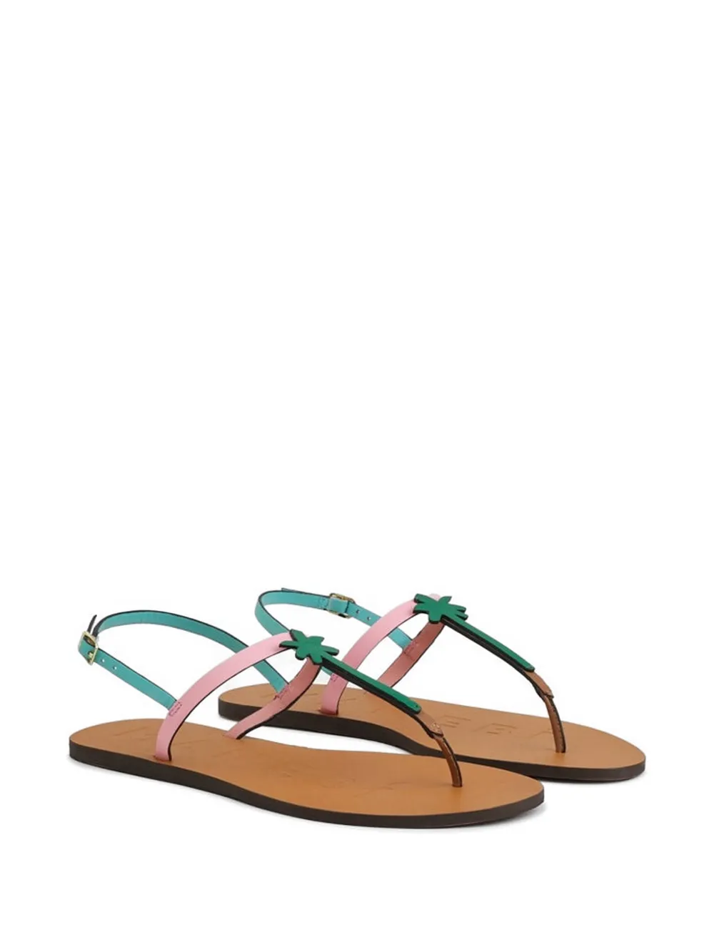 Manebi Canyon palm-tree sandals Roze