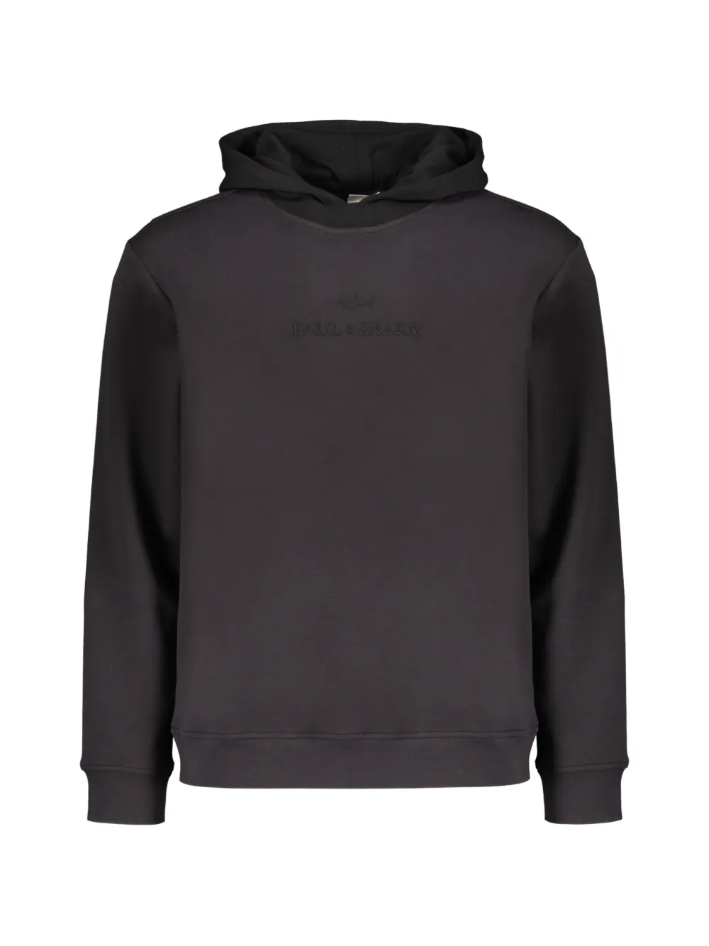 Paul & Shark logo-embroidered hoodie - Nero