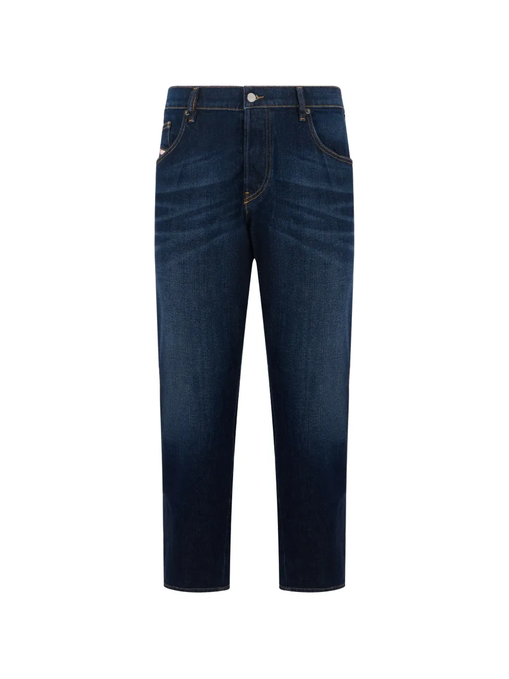 Diesel logo-patch jeans - Blu