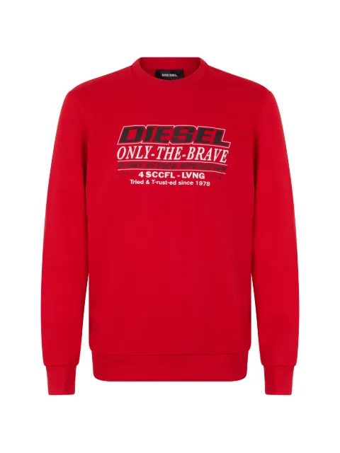 Diesel logo graphic-print sweatshirt