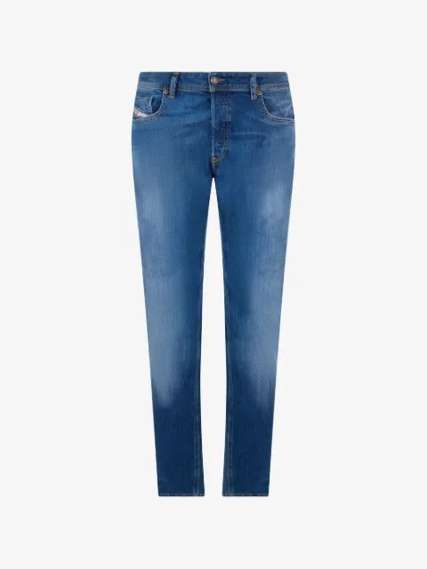 Diesel faded-effect straight-cut jeans