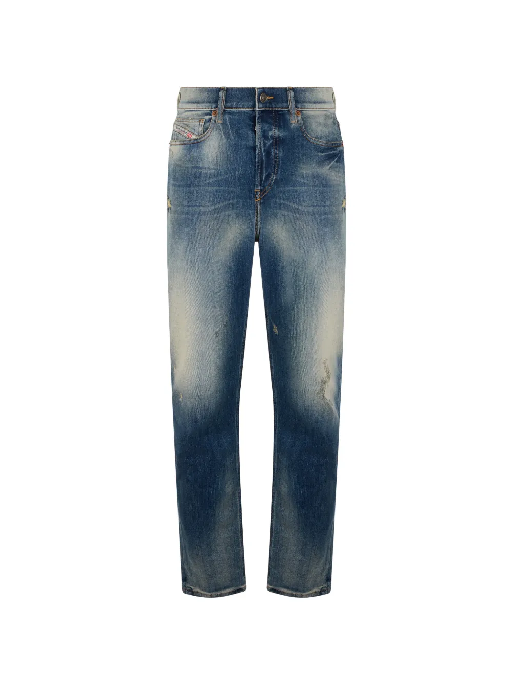 Diesel faded distressed jeans - Blu