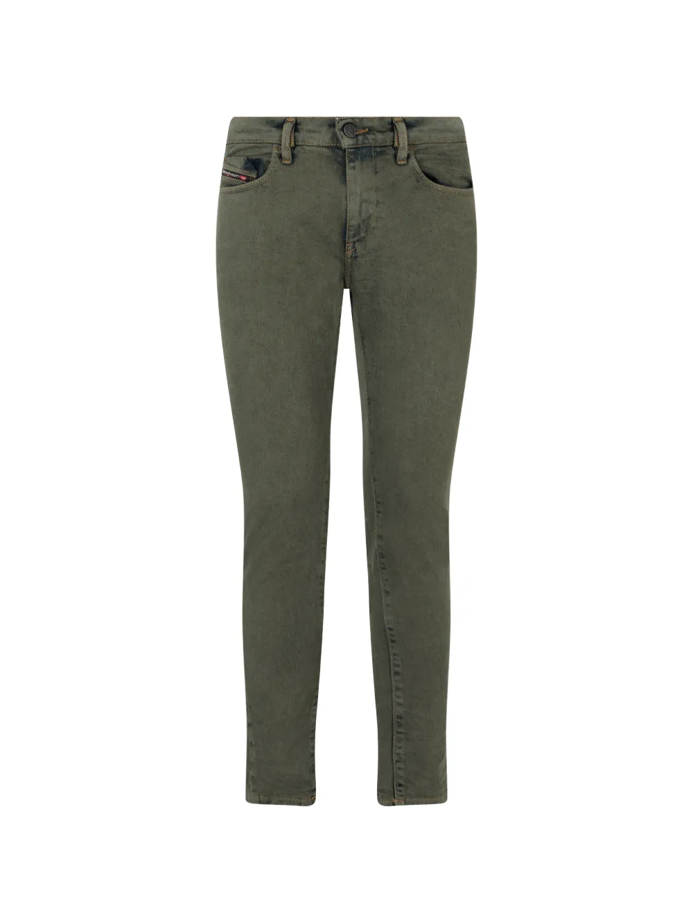 Diesel skinny-fit distressed jeans - Verde