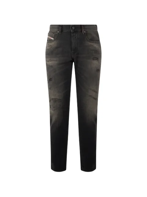 Diesel distressed straight-leg jeans