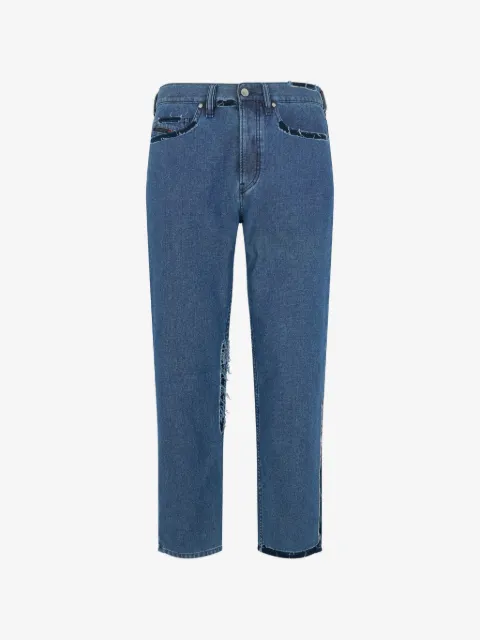 Diesel distressed straight-leg jeans