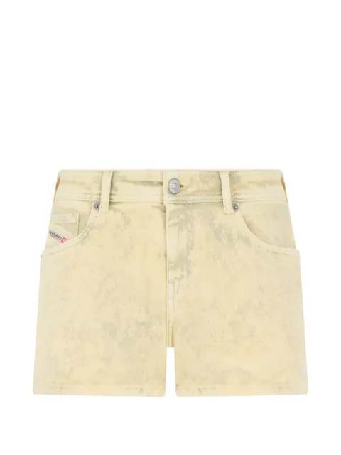 Diesel acid-wash denim shorts