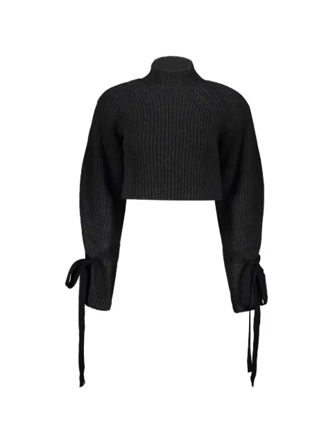 Ellery balloon-sleeve cropped sweatshirt