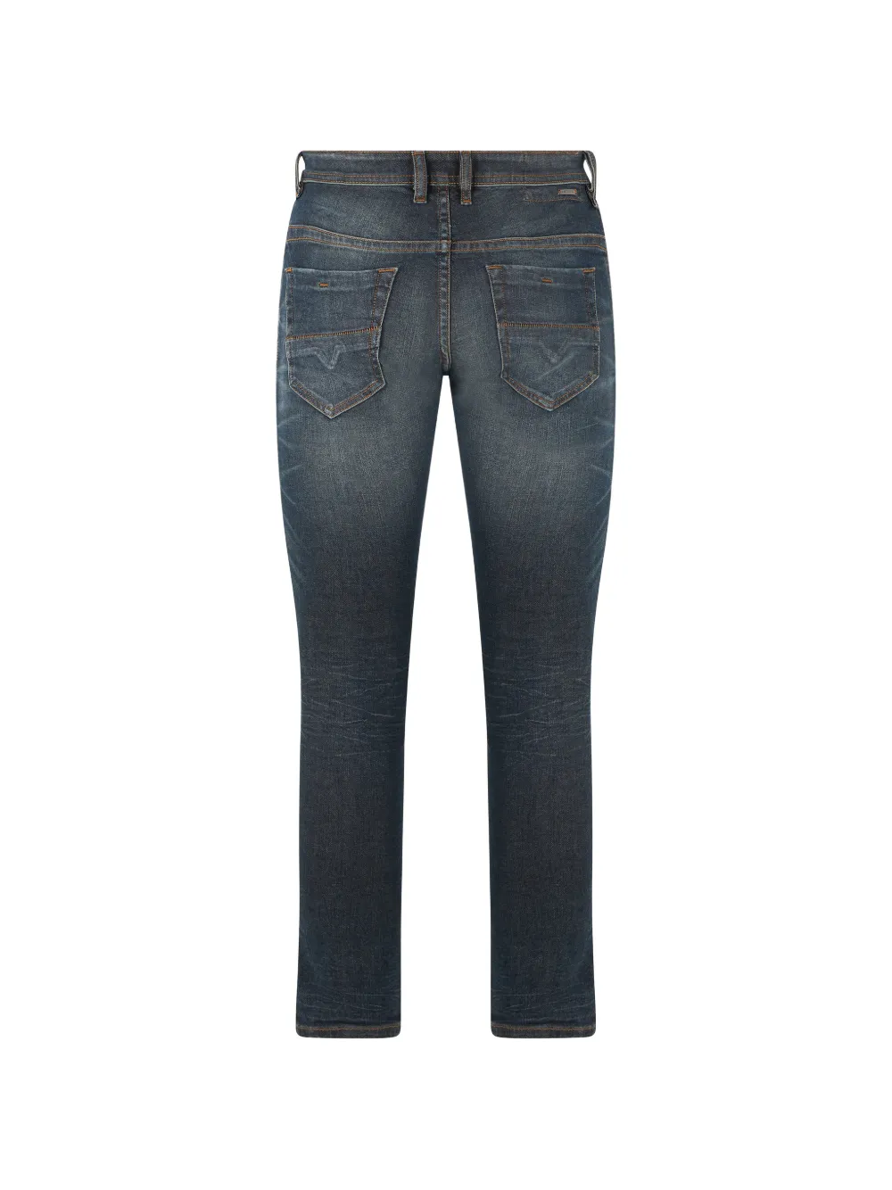 Diesel Jeans met vervaagd effect en vijf zakken Blauw