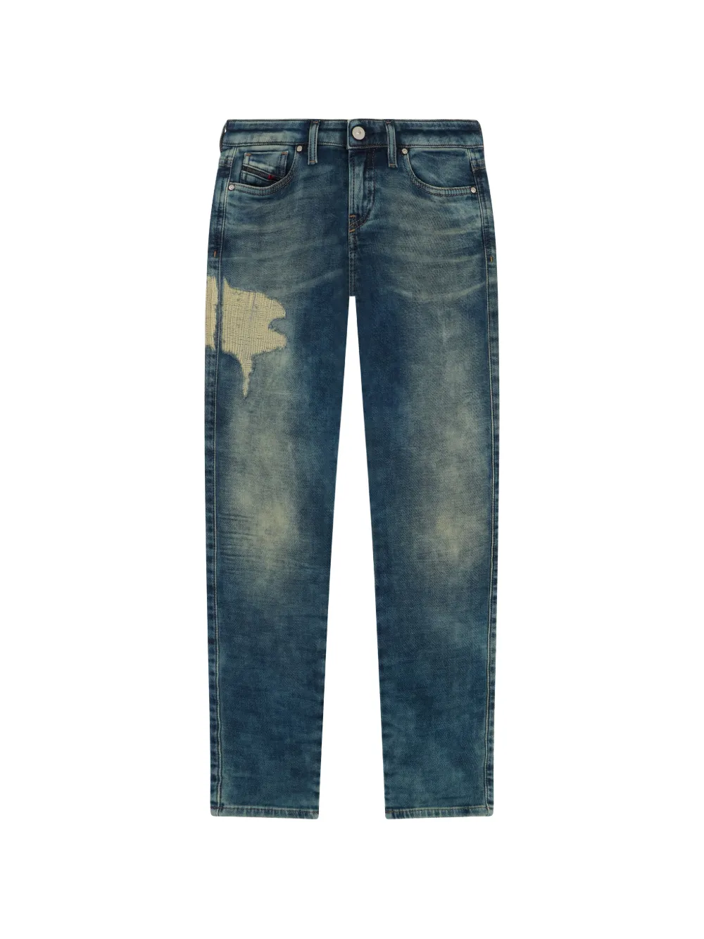 Diesel distressed-effect classic-fit jeans - Blu