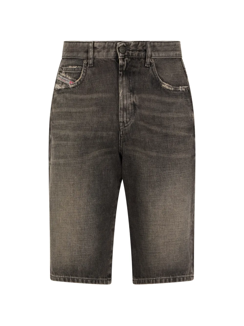 Diesel distressed denim shorts - Grey