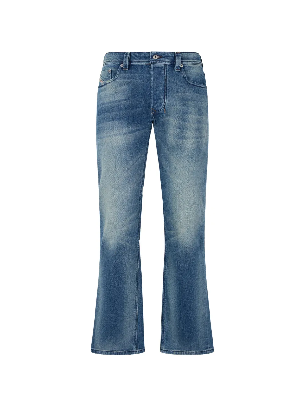 Diesel faded-effect flared jeans - Blau