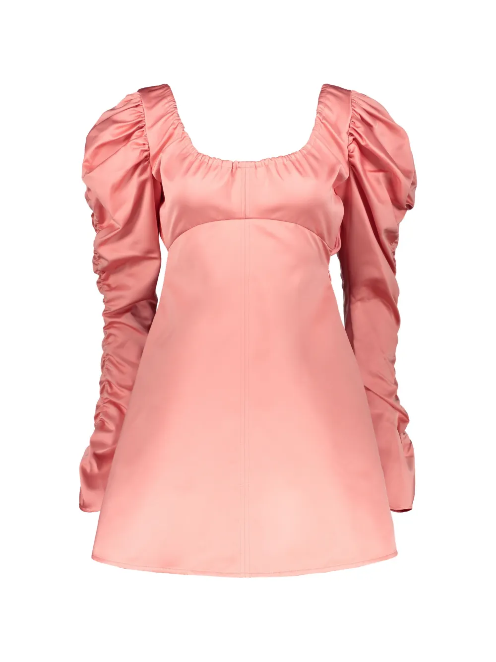 Ellery gathered-sleeve dress - Rosa