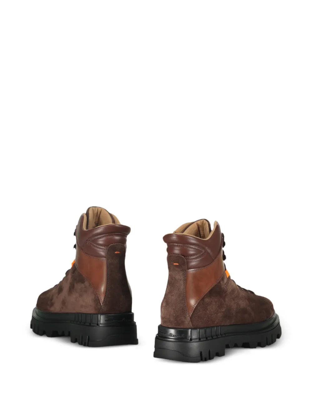 Santoni panelled boots Bruin
