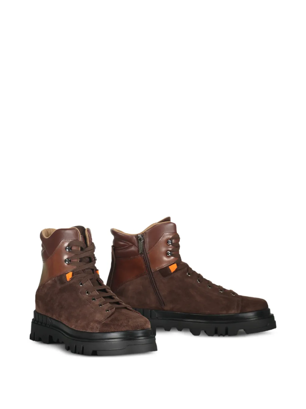 Santoni panelled boots Bruin