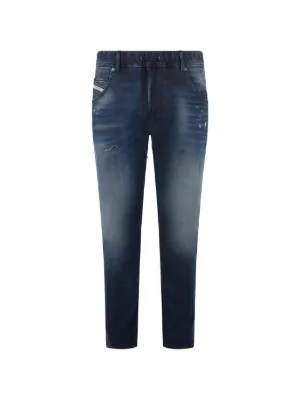 Versace Jeans Couture ダメージ ジーンズ | ブルー | FARFETCH JP