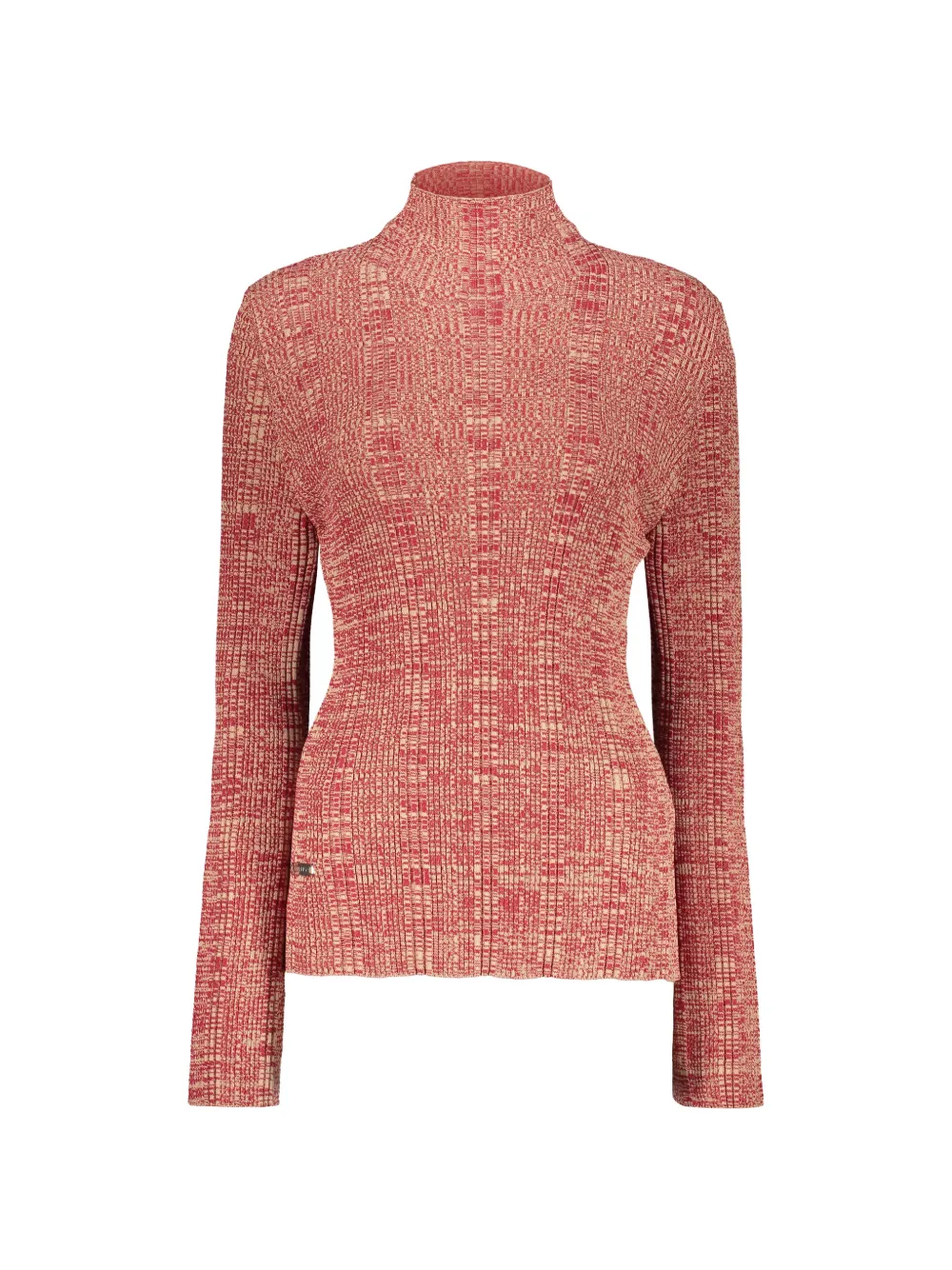 Ellery ribbed-knit turtleneck sweater - Rosso