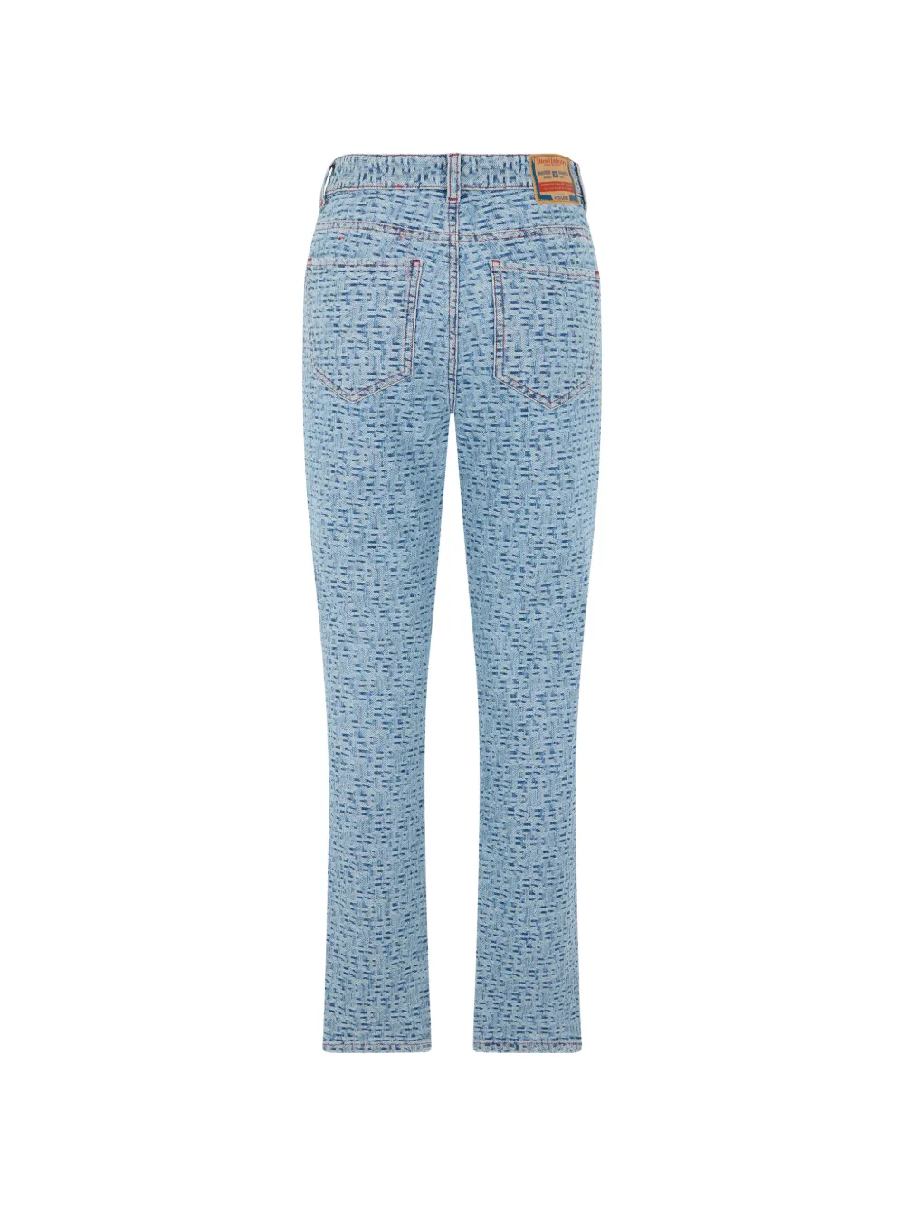 Diesel Jeans met monogramprint Blauw