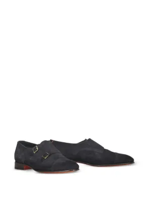 SANTONI サントーニ 7F 4623 モンクストラップ 黒 DONOR】シングルモンクローファー（シューズ）｜SANTONI（サントーニ