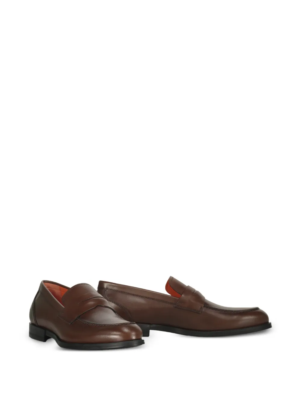 Santoni penny-slot loafers Bruin