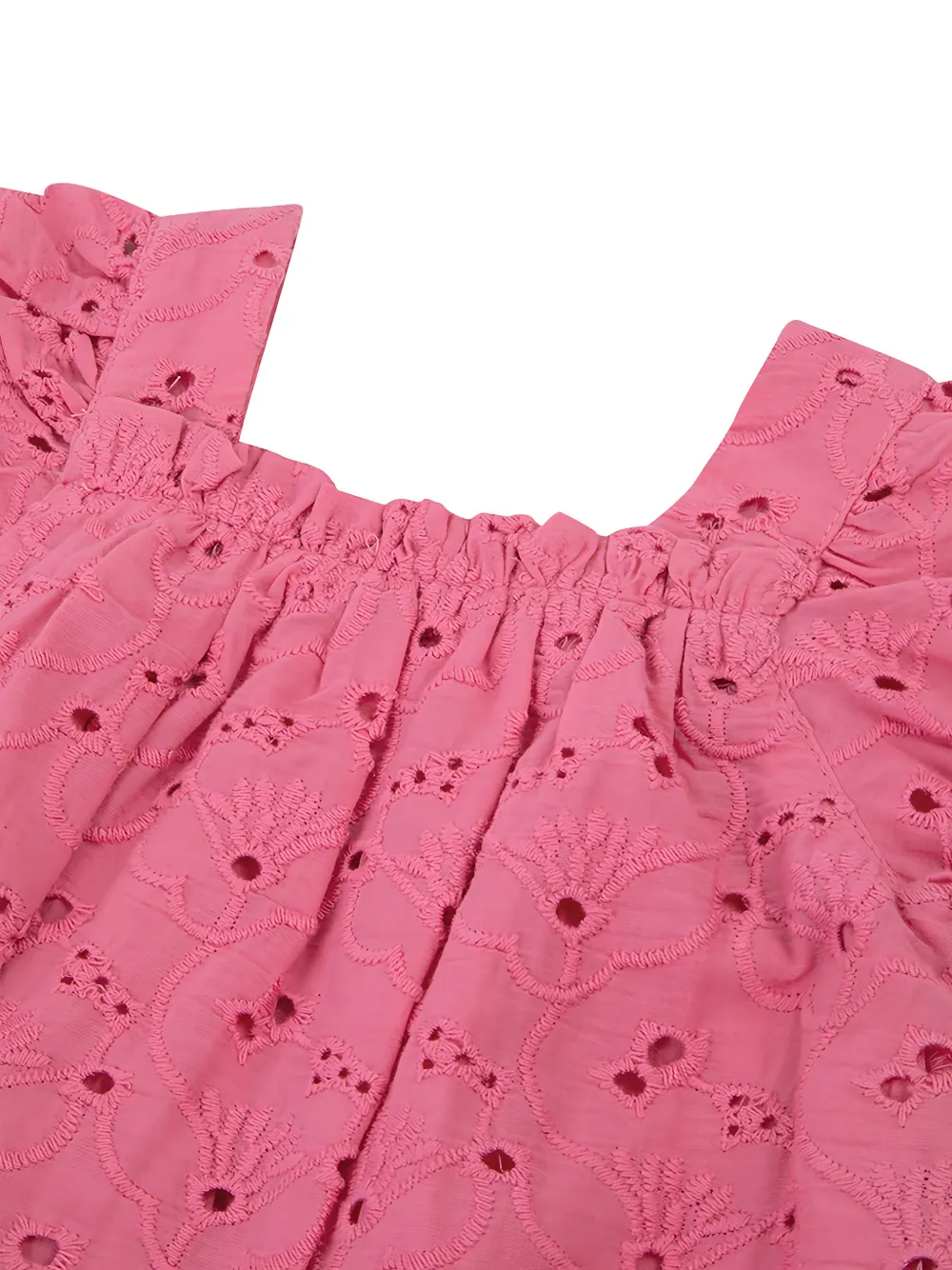 Tartine Et Chocolat Broderie anglaise jumpsuit met pofmouwen Roze