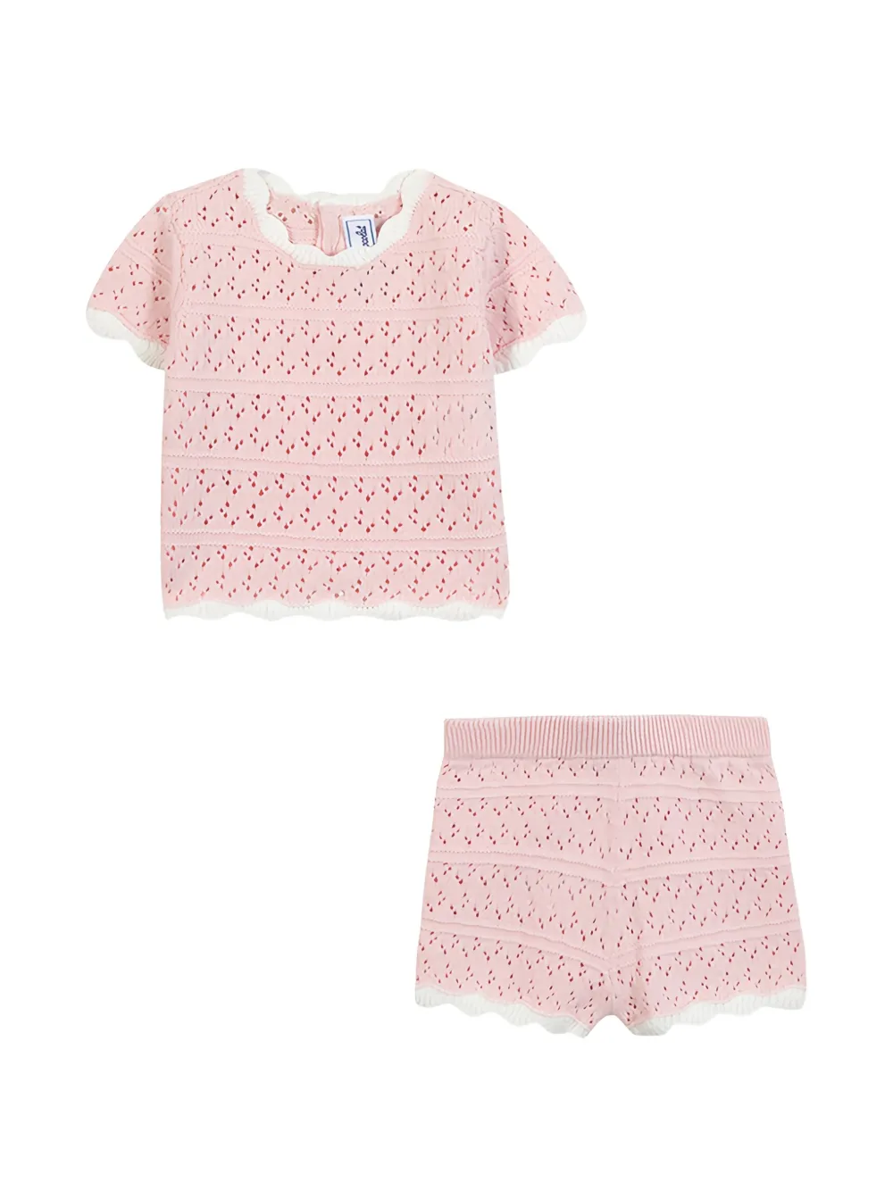 Tartine Et Chocolat Shorts met gewelfde afwerking Roze