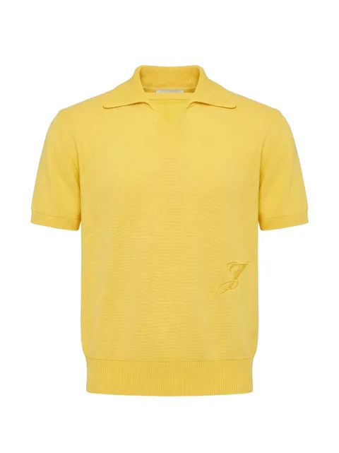 Jacquemus embroidered-logo knit polo shirt