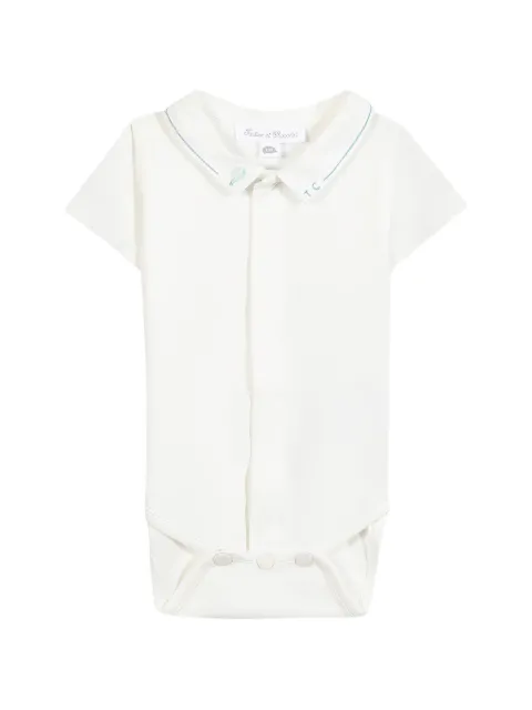 Tartine Et Chocolat body con cuello bordado