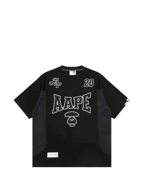AAPE BY *A BATHING APE® Moonface varsity T-shirt