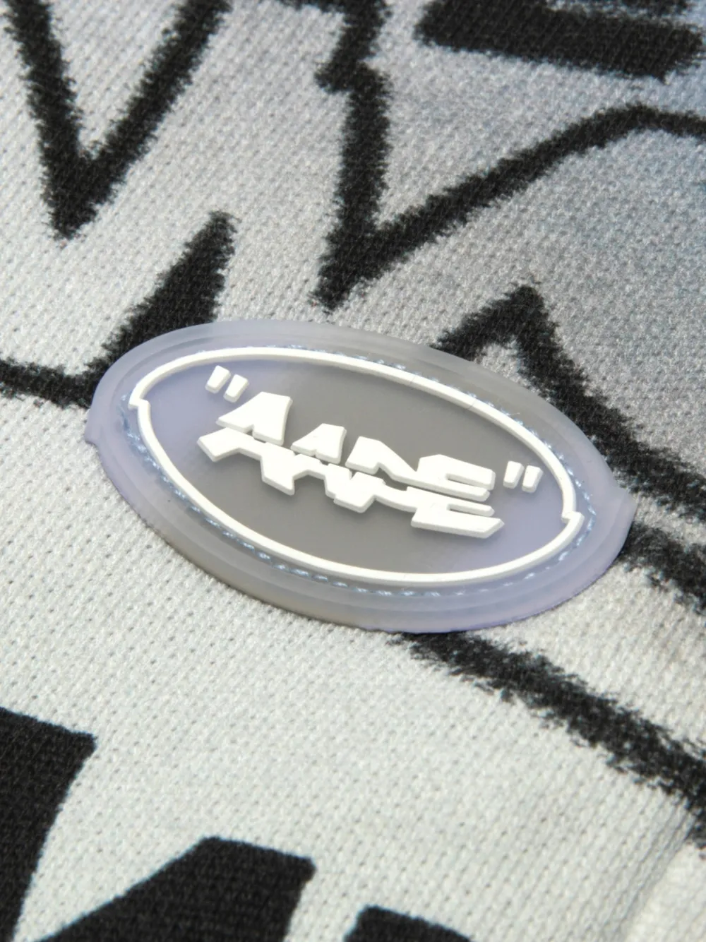 AAPE BY *A BATHING APE Aapeunus shorts met graffiti-print Grijs