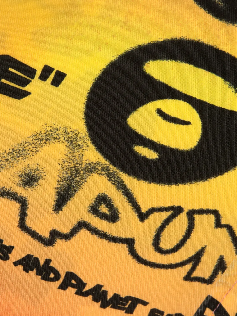 AAPE BY *A BATHING APE Aapeunvs overhemd met graffiti-print Roze