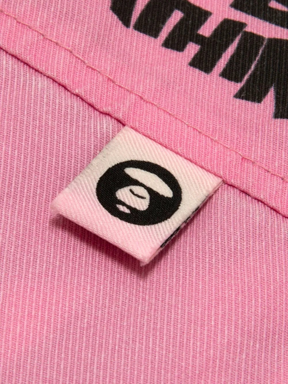 AAPE BY *A BATHING APE Aapeunvs overhemd met graffiti-print Roze