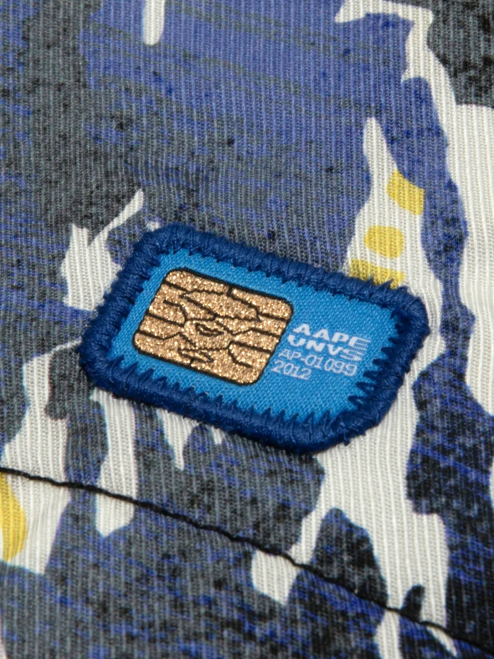 AAPE BY *A BATHING APE Overhemd met korte mouwen Blauw