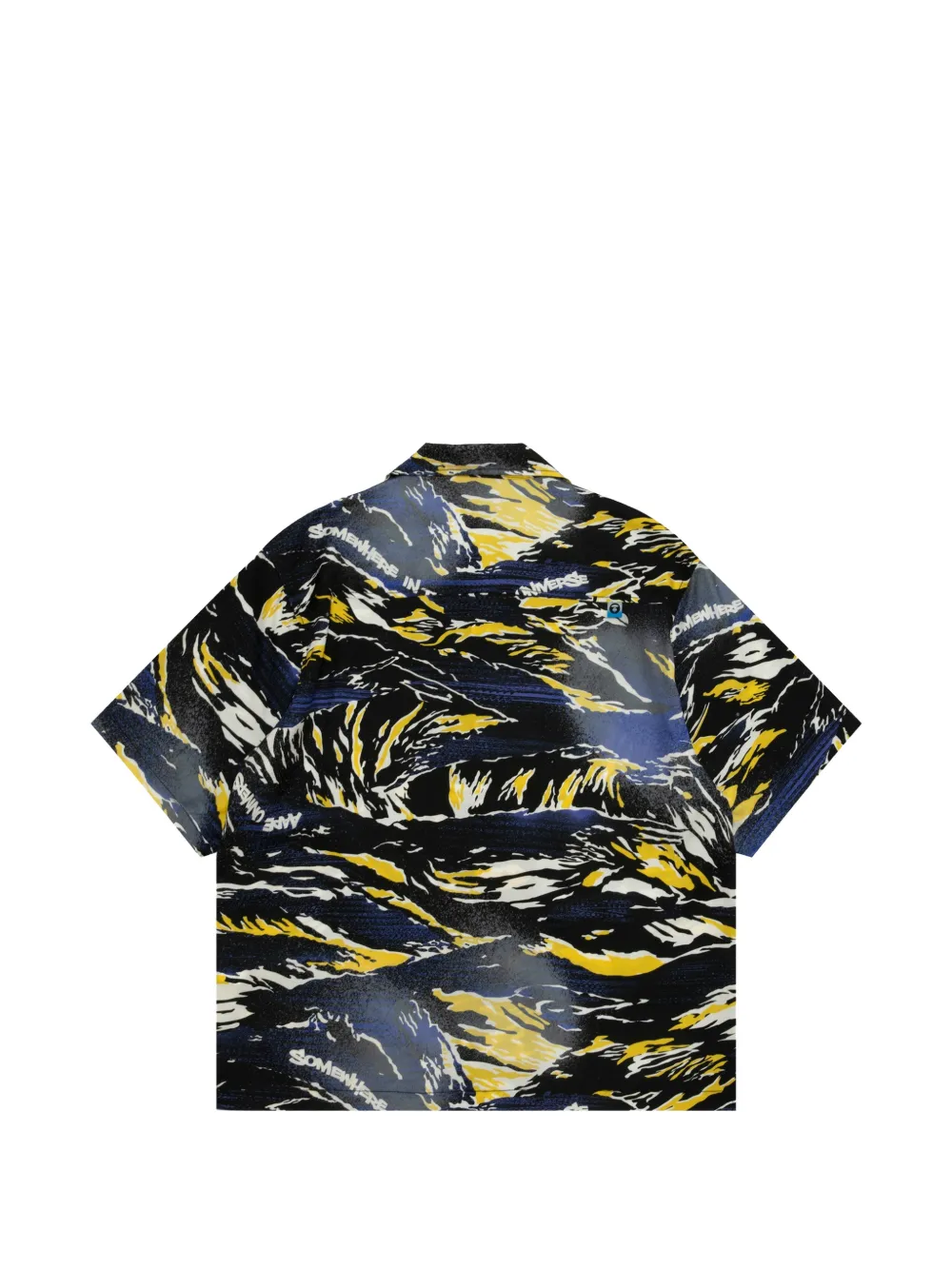 AAPE BY *A BATHING APE Overhemd met korte mouwen Blauw