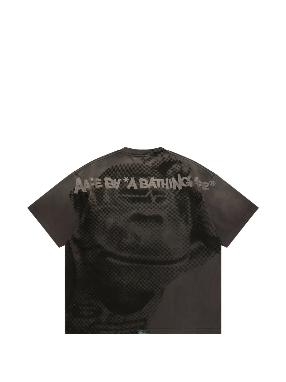 AAPE BY *A BATHING APE Moonface T-shirt Zwart