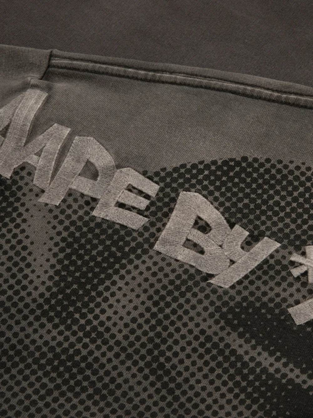 AAPE BY *A BATHING APE Moonface T-shirt Zwart