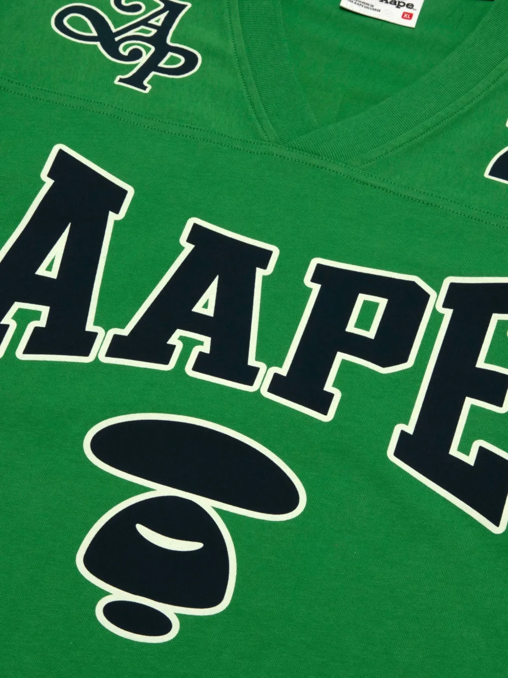 AAPE BY *A BATHING APE Moonface T-shirt Groen