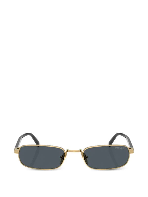 Prada Eyewear スクエアフレーム サングラス | ゴールドトーン 